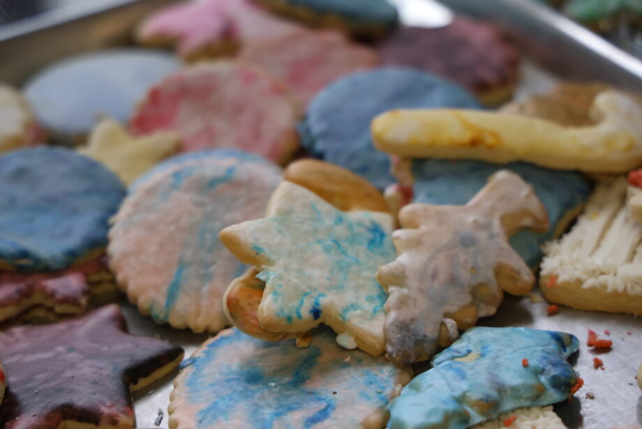 An assortment of sugar cookies