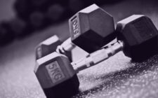 A pair of 5KG weights is shown
