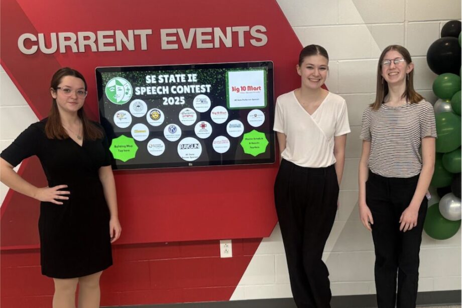 Burlington High School Speech and Debate students at Iowa High School Speech Association state tournament earlier this season.